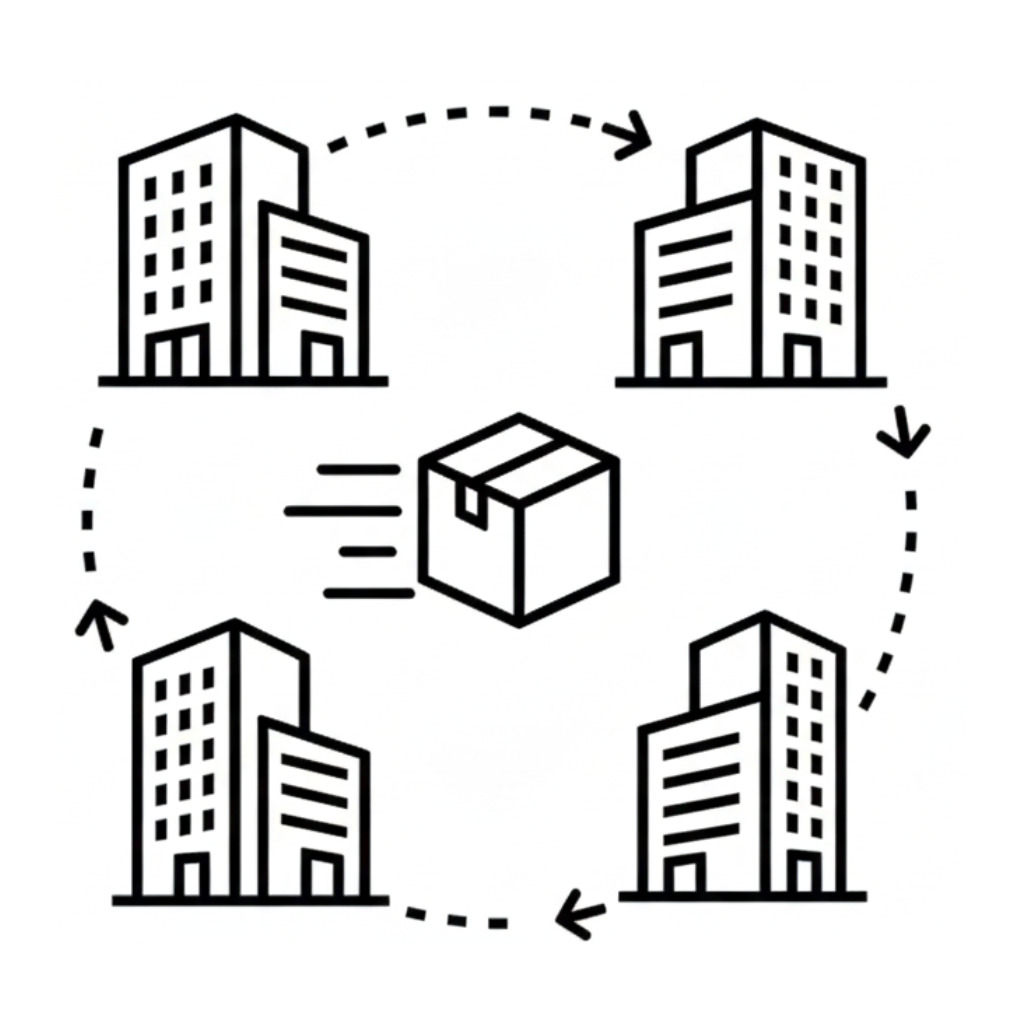 Traslado entre tus tiendas o bodegas